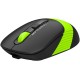 Мышь A4Tech Fstyler FG10CS Air черный/зеленый оптическая (2000dpi) silent беспроводная USB для ноутбука (4but)