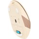 Мышь A4Tech Fstyler FG10CS Air бежевый/коричневый оптическая (2000dpi) silent беспроводная USB для ноутбука (4but)