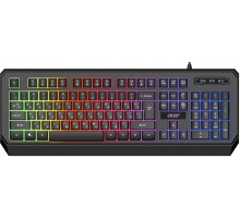 Клавиатура Acer OKW300 черный USB for gamer LED (ZL.KBDCC.019)