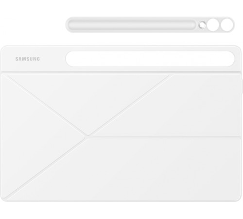 Чехол Samsung для Samsung Galaxy Tab S9+ Smart Book Cover поликарбонат/полиуретан белый (EF-BX810PWEGRU)