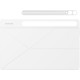 Чехол Samsung для Samsung Galaxy Tab S9+ Smart Book Cover поликарбонат/полиуретан белый (EF-BX810PWEGRU)