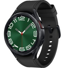 Смарт-часы Samsung Galaxy Watch 6 Classic 47мм 1.5" AMOLED корп.черный рем.черный (SM-R960NZKACIS)