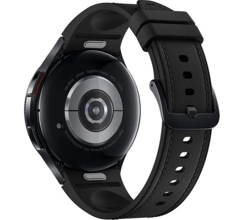 Смарт-часы Samsung Galaxy Watch 6 Classic 47мм 1.5" AMOLED корп.черный рем.черный (SM-R960NZKACIS)