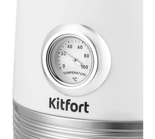 Чайник электрический Kitfort КТ-6603 1.7л. 2200Вт белый (корпус: пластик)