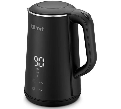 Чайник электрический Kitfort КТ-6188 1.6л. 1500Вт черный корпус: пластик