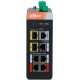 DAHUA DH-IS4207-4GT-120 4-портовый гигабитный управляемый коммутатор с PoE, промышленное исполнение, 4xRJ45 1Gb, 1xRJ45 1Gb, 2xSFP 1Gb