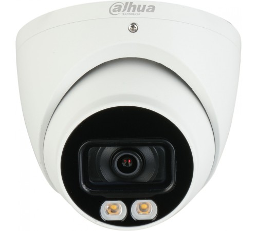 DAHUA DH-HAC-HDW1801TP-IL-A-0280B-S2 Уличная турельная HDCVI-видеокамера с интеллектуальной двойной подсветкой 8Мп, объектив 2.8мм, ИК 40, LED 40м, IP67, корпус: металл