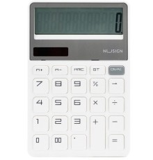 Калькулятор настольный Deli Nusign ENS042WHITE белый 12-разр.