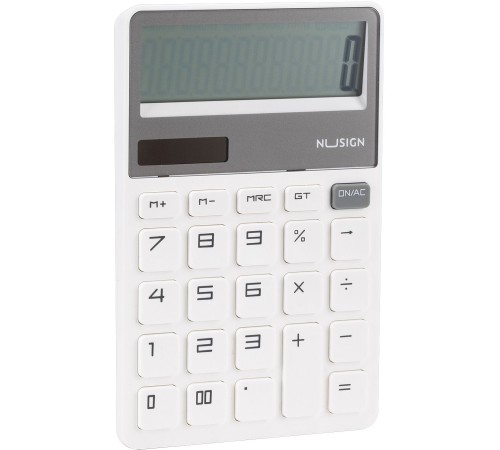Калькулятор настольный Deli Nusign ENS042WHITE белый 12-разр.