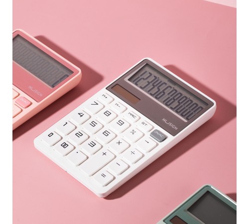 Калькулятор настольный Deli Nusign ENS042WHITE белый 12-разр.