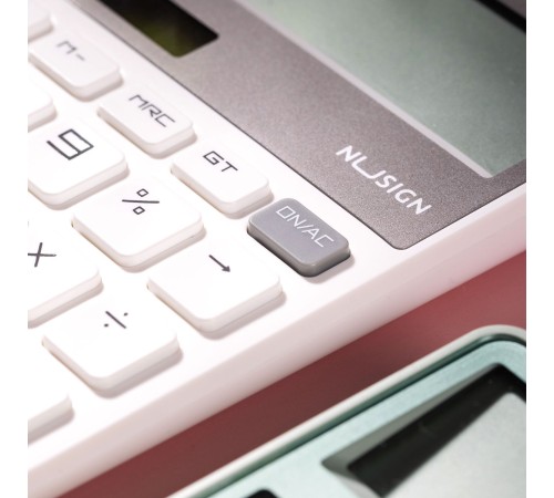 Калькулятор настольный Deli Nusign ENS042WHITE белый 12-разр.