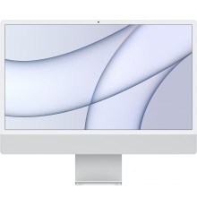 Apple iMac [Z13K000DJ] Silver 24" Retina 4.5K {Apple M1 chip with 8-core CPU and 7-core GPU/8GB/256GB SSD} (2021)