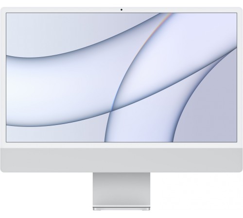 Apple iMac [Z13K000DJ] Silver 24" Retina 4.5K {Apple M1 chip with 8-core CPU and 7-core GPU/8GB/256GB SSD} (2021)