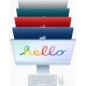 Apple iMac [Z13K000DJ] Silver 24" Retina 4.5K {Apple M1 chip with 8-core CPU and 7-core GPU/8GB/256GB SSD} (2021)