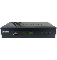 Ресивер DVB-T2 Cadena CDT-2315SB черный
