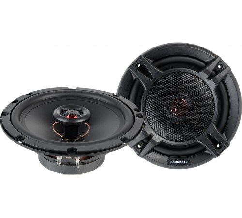 Колонки автомобильные Soundmax SM-CSI602 180Вт 91дБ 4Ом 16.5см (6 1/2дюйм) (ком.:2кол.) коаксиальные двухполосные