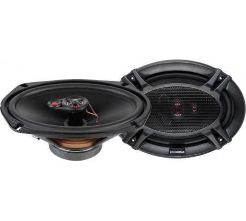 Колонки автомобильные Soundmax SM-CSI693 260Вт 92дБ 4Ом 15x23см (6x9дюйм) (ком.:2кол.) коаксиальные трехполосные