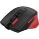 Мышь A4Tech Fstyler FG45CS Air красный/черный оптическая (2000dpi) silent беспроводная USB для ноутбука (7but)