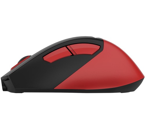 Мышь A4Tech Fstyler FG45CS Air красный/черный оптическая (2000dpi) silent беспроводная USB для ноутбука (7but)