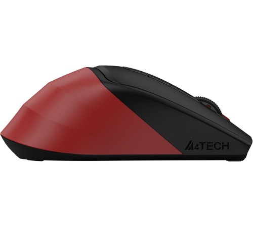 Мышь A4Tech Fstyler FG45CS Air красный/черный оптическая (2000dpi) silent беспроводная USB для ноутбука (7but)