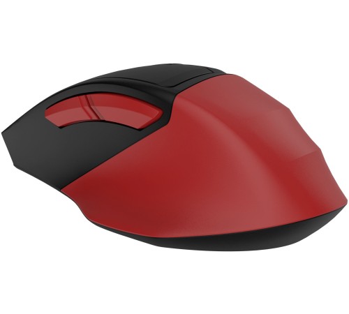 Мышь A4Tech Fstyler FG45CS Air красный/черный оптическая (2000dpi) silent беспроводная USB для ноутбука (7but)