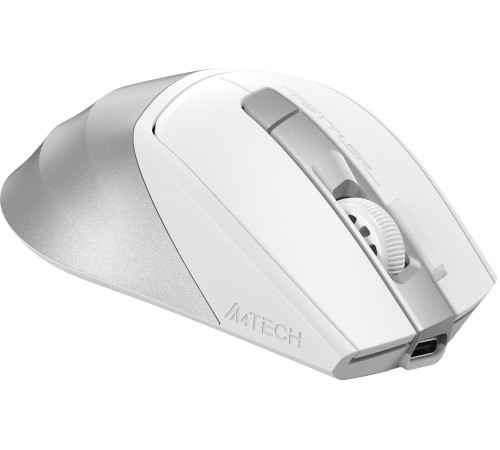 Мышь A4Tech Fstyler FG45CS Air белый/серебристый оптическая (2000dpi) silent беспроводная USB для ноутбука (7but)