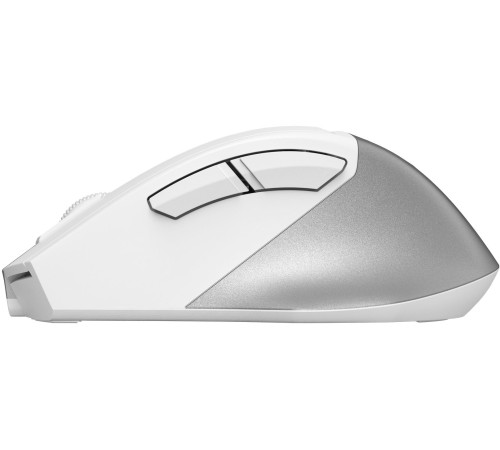 Мышь A4Tech Fstyler FG45CS Air белый/серебристый оптическая (2000dpi) silent беспроводная USB для ноутбука (7but)