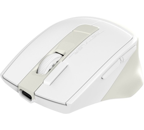 Мышь A4Tech Fstyler FG45CS Air бежевый оптическая (2000dpi) silent беспроводная USB для ноутбука (7but)