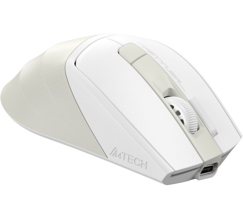 Мышь A4Tech Fstyler FG45CS Air бежевый оптическая (2000dpi) silent беспроводная USB для ноутбука (7but)