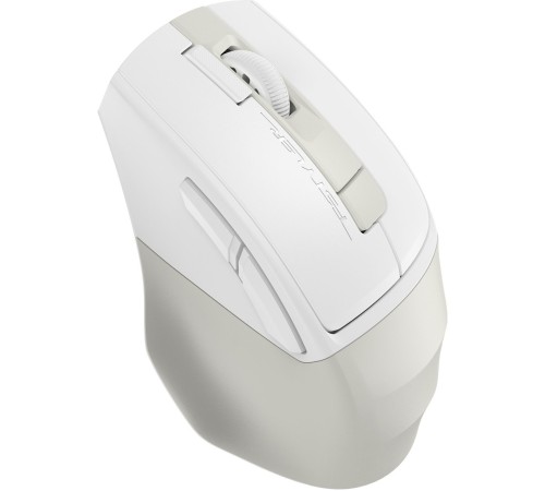Мышь A4Tech Fstyler FG45CS Air бежевый оптическая (2000dpi) silent беспроводная USB для ноутбука (7but)