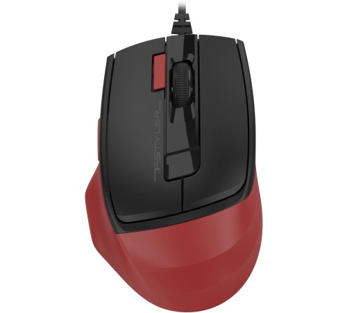 Мышь A4Tech Fstyler FM45S Air красный/черный оптическая (2400dpi) silent USB (7but)