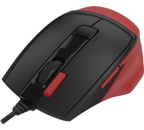Мышь A4Tech Fstyler FM45S Air красный/черный оптическая (2400dpi) silent USB (7but)