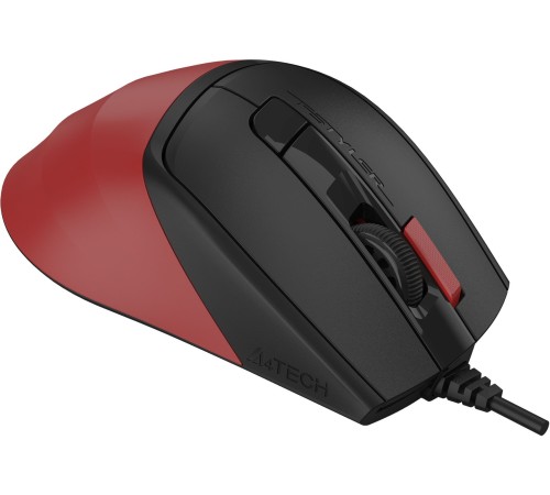 Мышь A4Tech Fstyler FM45S Air красный/черный оптическая (2400dpi) silent USB (7but)