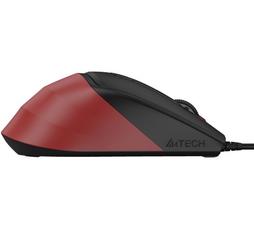 Мышь A4Tech Fstyler FM45S Air красный/черный оптическая (2400dpi) silent USB (7but)
