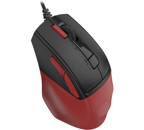 Мышь A4Tech Fstyler FM45S Air красный/черный оптическая (2400dpi) silent USB (7but)