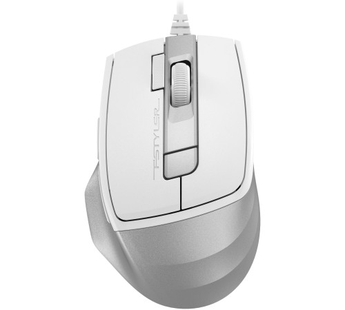 Мышь A4Tech Fstyler FM45S Air белый/серебристый оптическая (2400dpi) silent USB (7but)