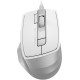 Мышь A4Tech Fstyler FM45S Air белый/серебристый оптическая (2400dpi) silent USB (7but)