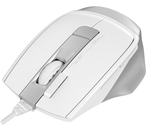 Мышь A4Tech Fstyler FM45S Air белый/серебристый оптическая (2400dpi) silent USB (7but)
