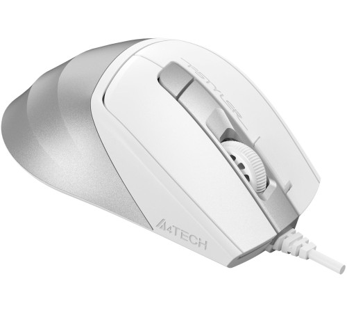 Мышь A4Tech Fstyler FM45S Air белый/серебристый оптическая (2400dpi) silent USB (7but)