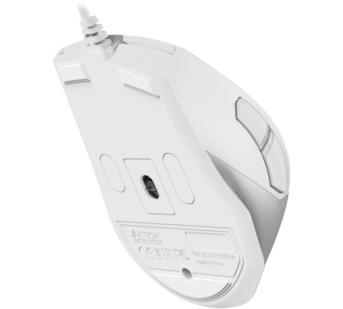 Мышь A4Tech Fstyler FM45S Air белый/серебристый оптическая (2400dpi) silent USB (7but)