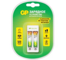 Зарядное устройство GP Rechargeable E211/75AAAHCCS-2CR1 AA/AAA NiMH 750mAh (2шт) блистер