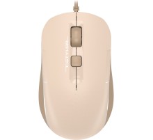 Мышь A4Tech Fstyler FM26 бежевый/коричневый оптическая (2000dpi) BT/Radio USB для ноутбука (3but)