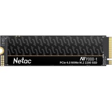 Ssd накопитель Netac SSD NV7000-t 4TB PCIe 4 x4 M.2 2280 NVMe 3D NAND, R/W up to 7300/6700MB/s, TBW 2560TB, slim heatspreader, 5y wty (NT01NV7000t-4T0-E4X)