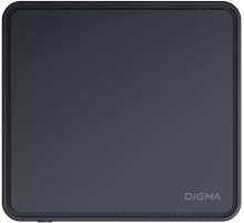 Неттоп Digma Mini Office P N5030 (1.1) 8Gb SSD256Gb UHDG 605 CR Windows 11 Professional GbitEth WiFi BT 36W черный (DPN5-8CXW01)
