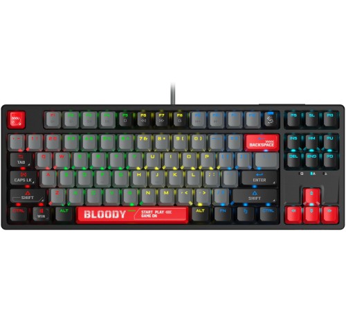 Клавиатура A4Tech Bloody S87 Energy механическая черный/красный USB for gamer LED (S87 USB ENERGY RED) Клавиатура A4Tech Bloody S87 Energy механическая черный/красный USB for gamer LED (S87 USB ENERGY RED)