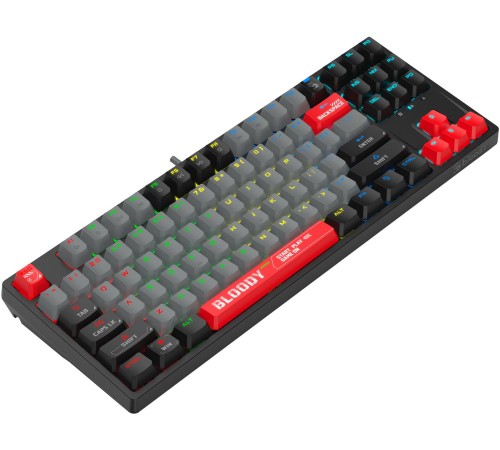 Клавиатура A4Tech Bloody S87 Energy механическая черный/красный USB for gamer LED (S87 USB ENERGY RED) Клавиатура A4Tech Bloody S87 Energy механическая черный/красный USB for gamer LED (S87 USB ENERGY RED)