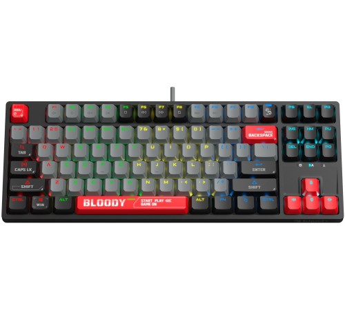 Клавиатура A4Tech Bloody S87 Energy механическая черный/красный USB for gamer LED (S87 USB ENERGY RED) Клавиатура A4Tech Bloody S87 Energy механическая черный/красный USB for gamer LED (S87 USB ENERGY RED)