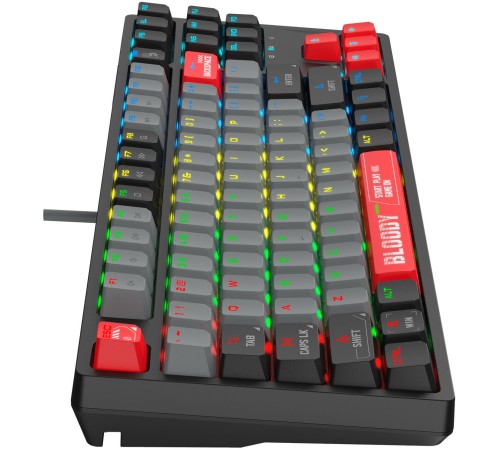 Клавиатура A4Tech Bloody S87 Energy механическая черный/красный USB for gamer LED (S87 USB ENERGY RED) Клавиатура A4Tech Bloody S87 Energy механическая черный/красный USB for gamer LED (S87 USB ENERGY RED)