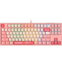 Клавиатура A4Tech Bloody S87 Energy механическая розовый USB for gamer LED (S87 USB ENERGY PINK)