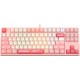 Клавиатура A4Tech Bloody S87 Energy механическая розовый USB for gamer LED (S87 USB ENERGY PINK)
